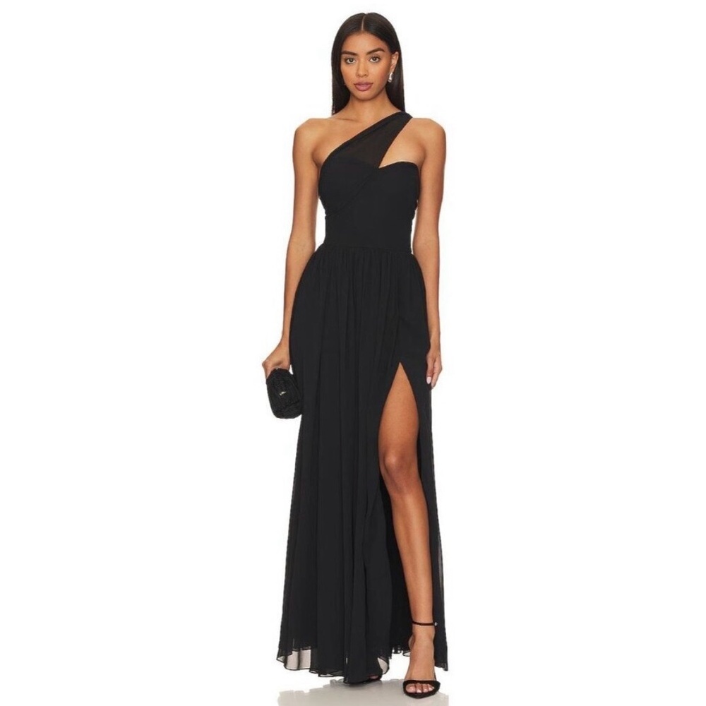 Revolve Imade gown in black yaura Size UK 10 (6/8)